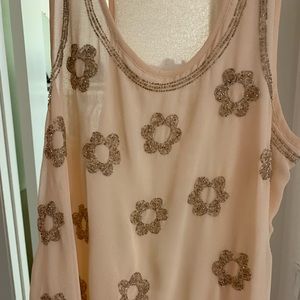 Forever 21 beaded tank size small